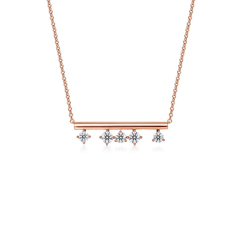 Hearts On Fire Barre Diamond Bar Necklace-Hearts On Fire Barre Diamond Bar Necklace - UU2838-R