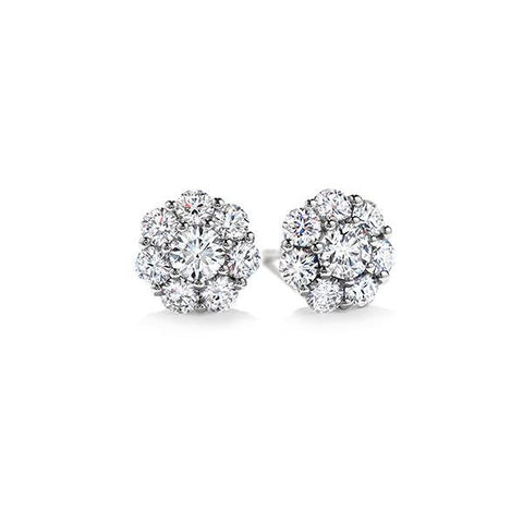 Hearts On Fire Beloved Stud Earrings-Hearts On Fire Beloved Stud Earrings -
