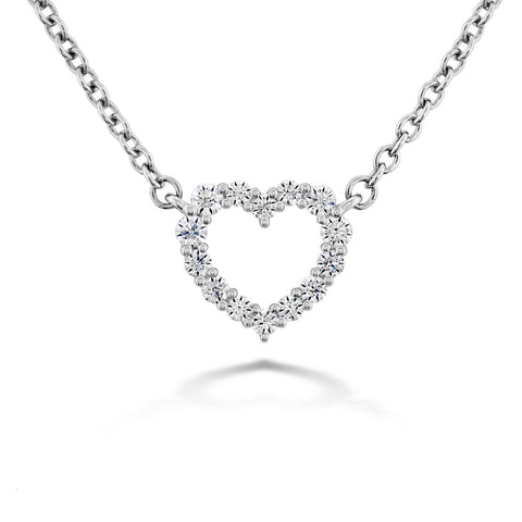 Hearts On Fire Heart Diamond Necklace-Hearts On Fire Heart Diamond Necklace - HFPSIGH00118W