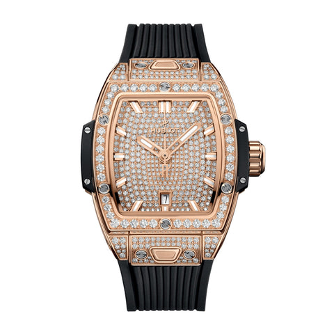 Hublot Spirit of Big Bang King Gold Full Pavé 32mm-Hublot Spirit of Big Bang King Gold Full Pavé - 682.OX.9000.RX.1604