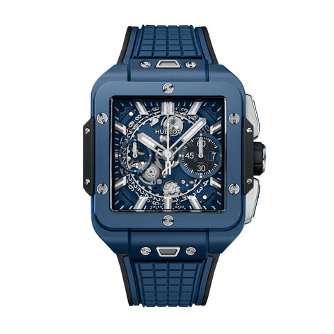 Hublot Square Bang Unico Blue Ceramic 42mm-Hublot Square Bang Unico Blue Ceramic 42mm - 821.EX.5170.RX