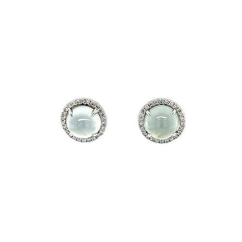 Jade Diamond Earrings-Jade Diamond Earrings -