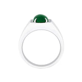 Jade Diamond Ring-Jade Diamond Ring - ORNEL00604