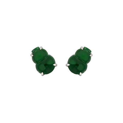 Jade Gourd Earrings-Jade Gourd Earrings - OENEL00307