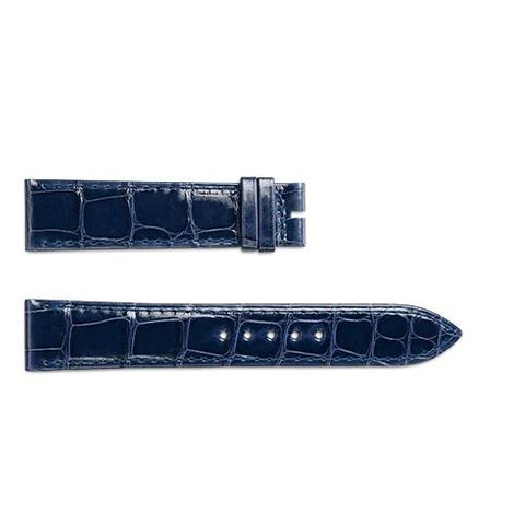 Jaeger-LeCoultre Alligator Leather Strap Blue 14/12mm-Jaeger LeCoultre Alligator Leather Strap Blue 14/12mm - QC134262