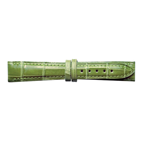 JaegerLeCoultre Alligator Strap Springgreen Glossy 14/12mm