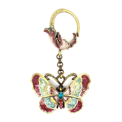 Jay Strongwater Butterfly Key Ring-Jay Strongwater Butterfly Key Ring -