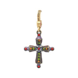 Jay Strongwater Cross Charm-Jay Strongwater Cross Charm -