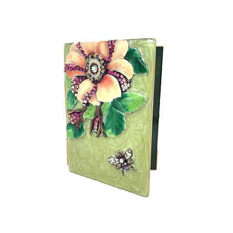 Jay Strongwater Floral Small Photo Frame-Jay Strongwater Floral Small Photo Frame -