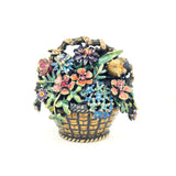 Jay Strongwater Flower Basket Jewelry Box-Jay Strongwater Flower Basket Jewelry Box -