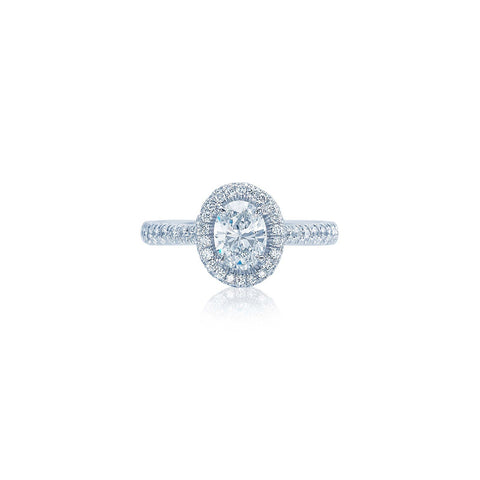 JB Star Diamond Engagement Ring (Mounting Only)-JB Star Diamond Engagement Ring (Mounting Only) -