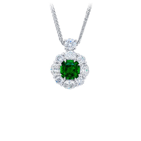 JB Star Emerald Diamond Necklace-JB Star Emerald Diamond Necklace - 2438-026