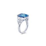 JB Star Sapphire and Diamond Ring-JB Star Sapphire and Diamond Ring -