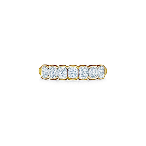 Kwiat Half Circle Diamond Ring-Kwiat Half Circle Diamond Ring - W-14671-150-DIA-18KY