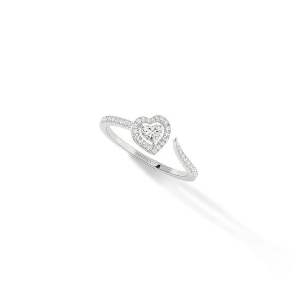 Joy Coeur Diamond Ring in white gold