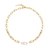 Messika Move Link Diamond Necklace-Messika Move Link Diamond Necklace - 12853-YG