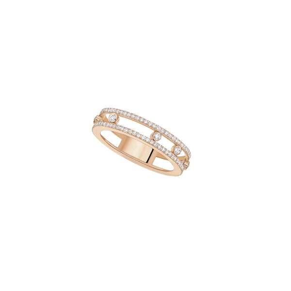 Pink Gold Diamond Ring Move