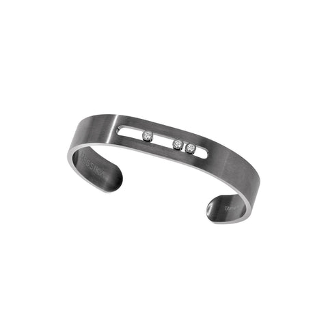 Messika Move Titanium Graphite Bangle-Messika Move Titanium Graphite Bangle - 06585-TG