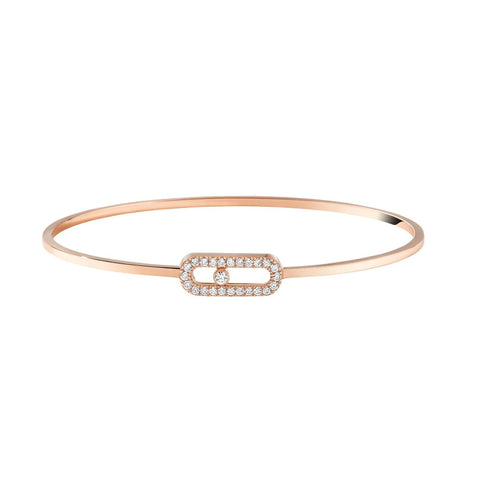 Messika Move Uno Pavé Flex Bangle MM-Messika Move Uno Pavé Flex Bangle MM - 12057-PG-M
