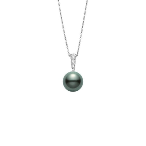 Mikimoto Morning Dew Black South Sea Cultured Pearl Pendant-Mikimoto Morning Dew Black South Sea Cultured Pearl Pendant - MPA10197BDXW