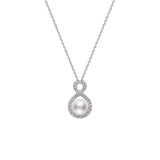 Mikimoto Ruyi Collection Akoya Cultured Pearl and Diamond Pendant-Mikimoto Ruyi Collection Akoya Cultured Pearl and Diamond Pendant - MPH10023ADXW