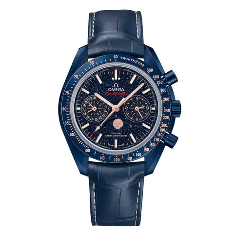 Omega Speedmaster Moonphase 44.25mm - Blue Side of the Moon-Omega Speedmaster Moonwatch Omega Co-Axial Master Chronometer Moonphase Chronograph 44.25mm -
