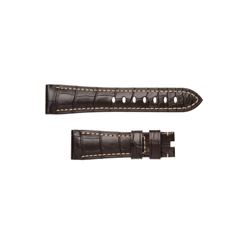 Panerai Alligator Dark Brown Beige 22/18mm QR-Panerai Alligator Dark Brown Beige 22/18mm QR - MXE0C0SD