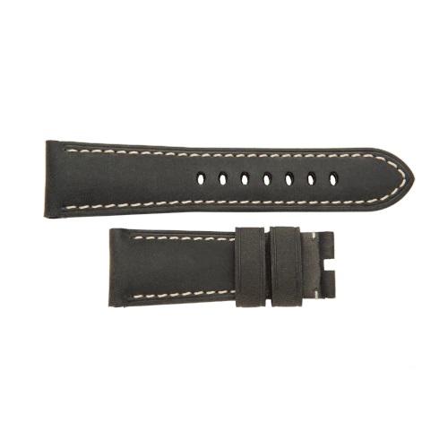 Panerai Scamosciato Black Ecru Strap 24 22mm