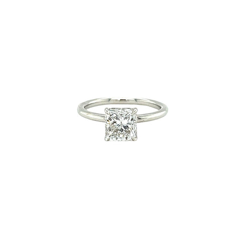 Radiant-cut Engagement Ring-Radiant-cut Engagement Ring - DRFMK04024