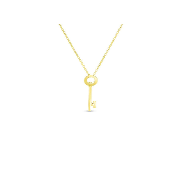 Roberto Coin 000356AYCH00 Yellow Gold Key Necklace