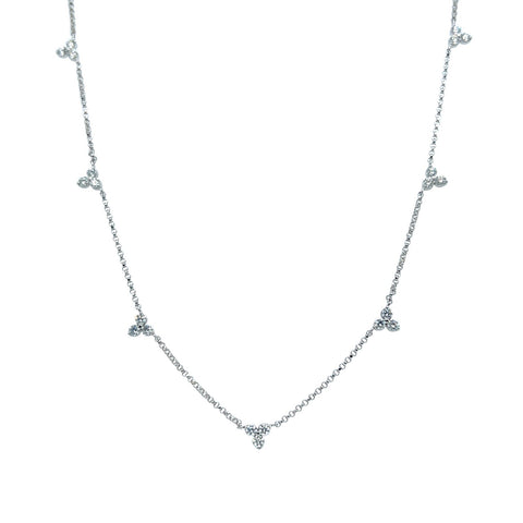 Roberto Coin Love by Inches Flower Diamond Necklace - 7773262AW17X
