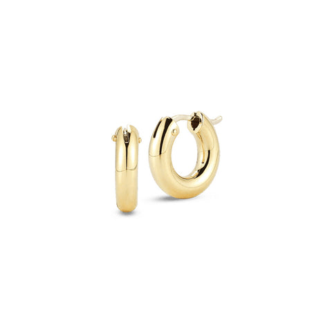 Roberto Coin Perfect Gold Hoop Earrings-Roberto Coin Perfect Gold Hoop Earrings - 210004AYER00