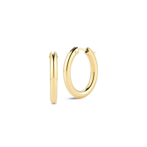 Roberto Coin Perfect Gold Hoop Earrings-Roberto Coin Perfect Gold Hoop Earrings - 210006AYER00