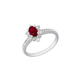 Ruby Diamond Ring-Ruby Diamond Ring - RRNEL00604