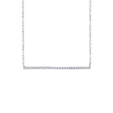 Shy Creation Diamond Bar Necklace-Shy Creation Diamond Bar Necklace - SC55001270