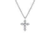 Shy Creation Diamond Cross Necklace-Shy Creation Diamond Cross Necklace - SC55021393