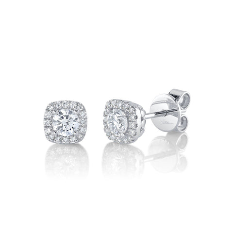 Shy Creation Diamond Stud Earrings-Shy Creation Diamond Stud Earrings - SC41002259
