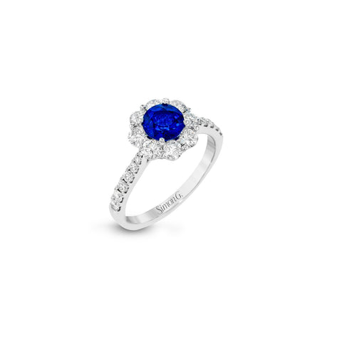 Simon G Sapphire Diamond Ring-Simon G Sapphire Diamond Ring -