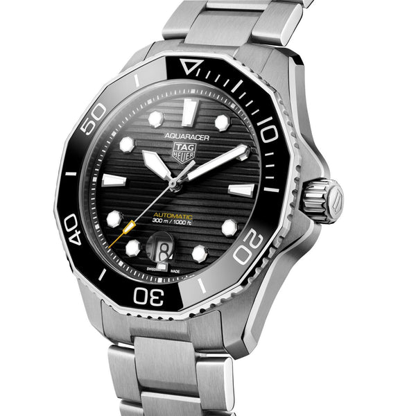 TAG Heuer Aquaracer Calibre Automatic Mens Black Steel Watch
