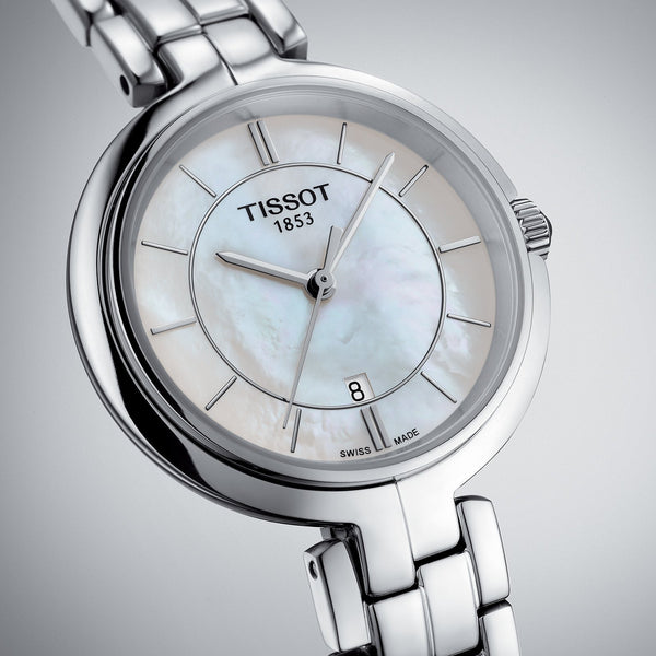 【箱付き】TISSOT FLAMINGO ティソ フラミンゴ 腕時計 ホワイト Tissot Flamingo - T0942101111100