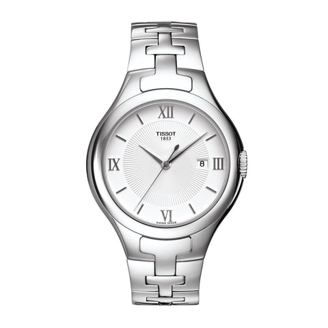 Tissot T-Trend Silver Dial Stainless Steel Ladies Watch-Tissot T-Trend Silver Dial Stainless Steel Ladies Watch -