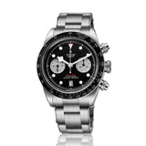 TUDOR Black Bay Chrono 41mm Steel-TUDOR Black Bay Chrono 41mm Steel - TUDOR Black Bay Chrono in a 41mm stainless steel case with black dial on stainless steel bracelet, featuring a chronograph function, date display and automatic movement.