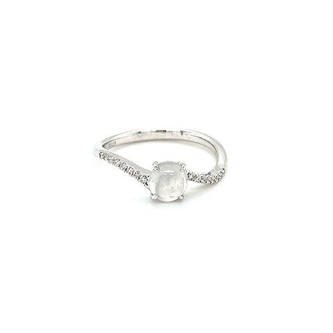 White Jade Ring-White Jade Ring - ORNEL00703