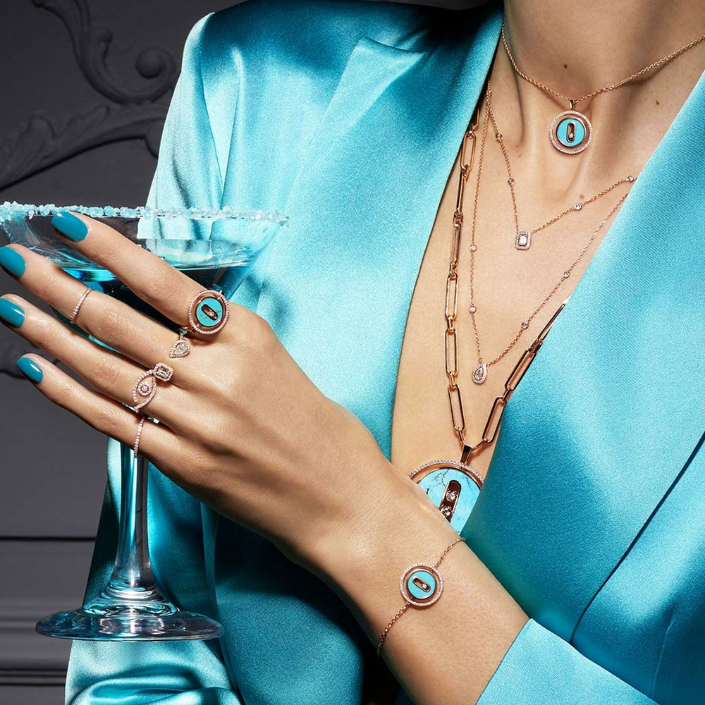 Turquoise is the birthstone of December.