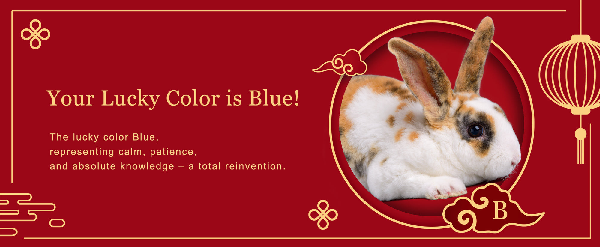 Year of the Rabbit - Blue
