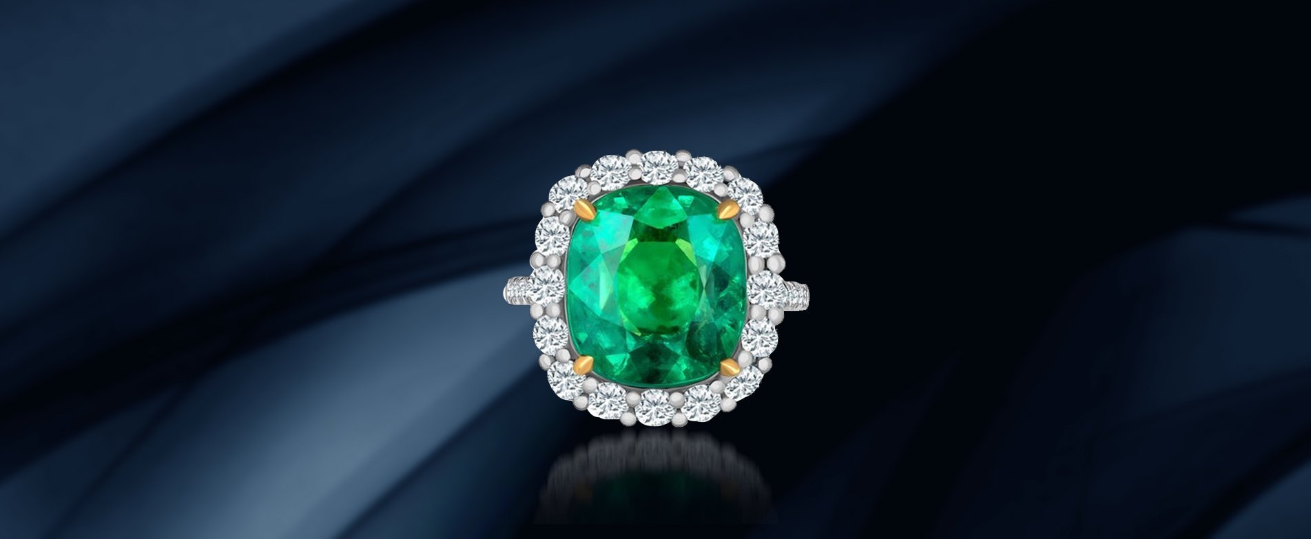 CH Collection - Emerald Diamond Jewelry