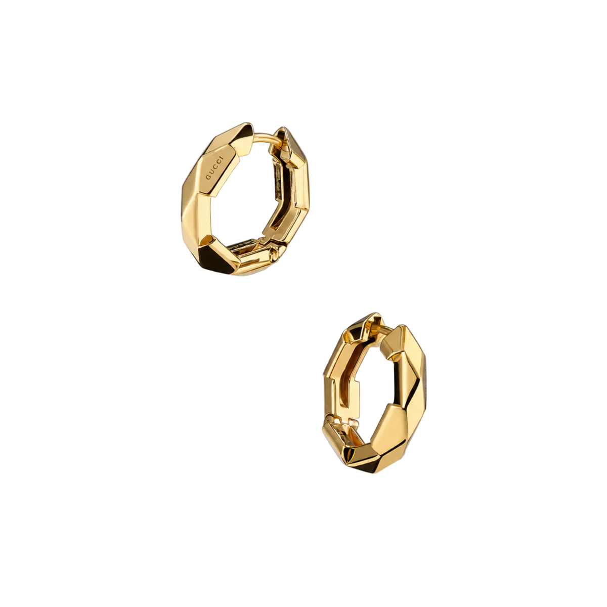Gucci Link to Love 18K Studded Earrings