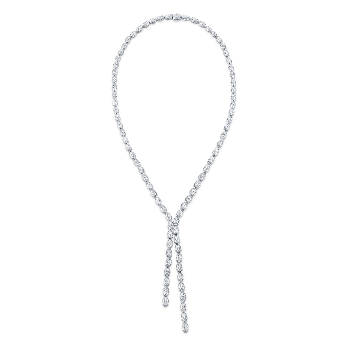 Rahaminov Lariat Diamond Necklace MNK-0050