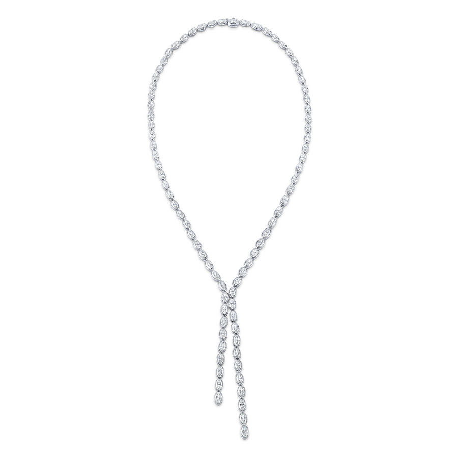 Rahaminov Lariat Diamond Necklace MNK-0050