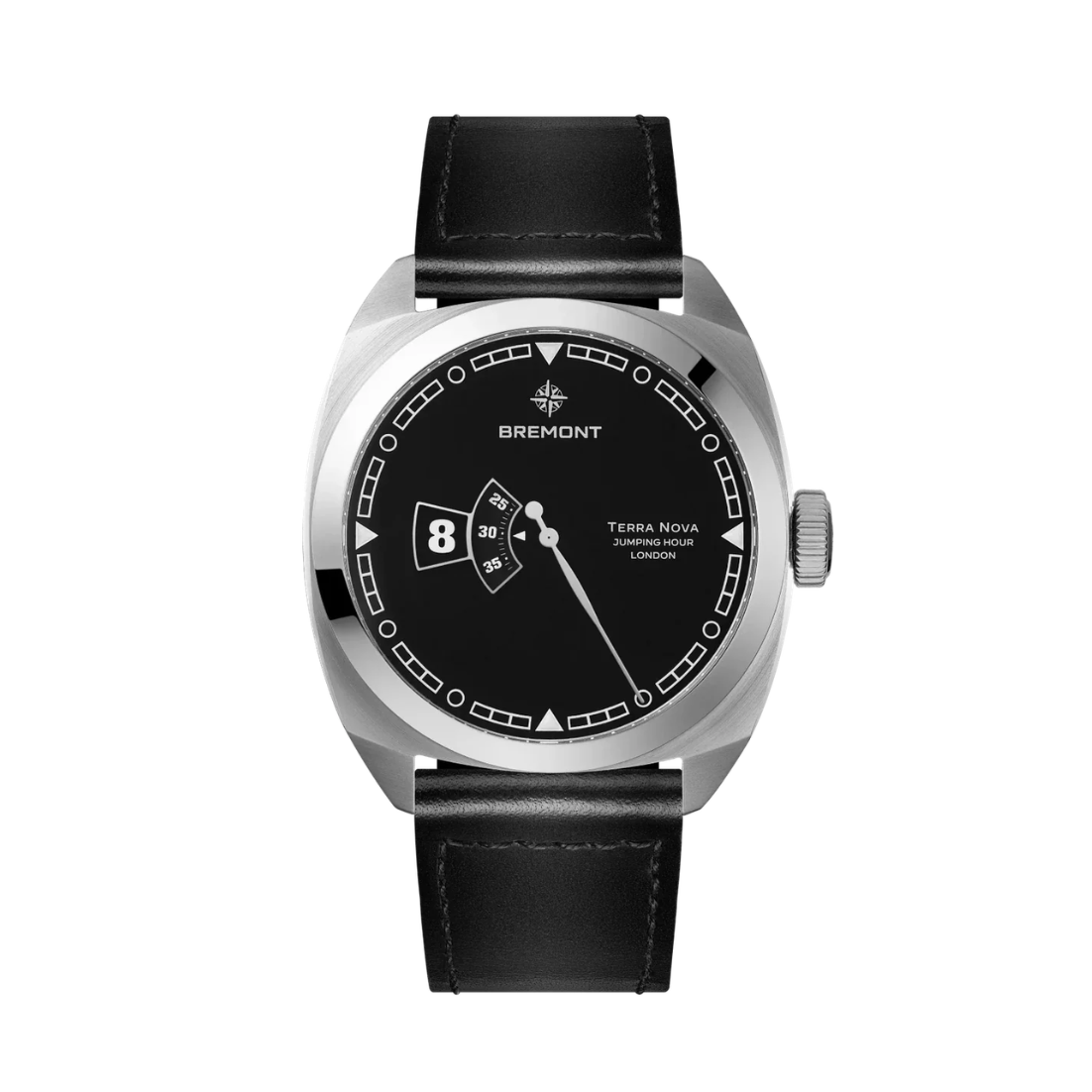 Bremont Terra Nova Jumping Hour Steel Black